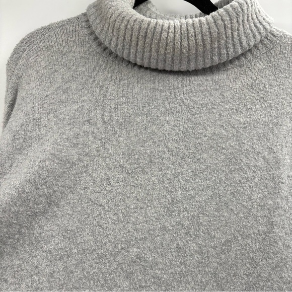 And Other Stories Turtle Neck Pullover Acrylic Grey Winter Sweater Size Large - Picture 6 of 15